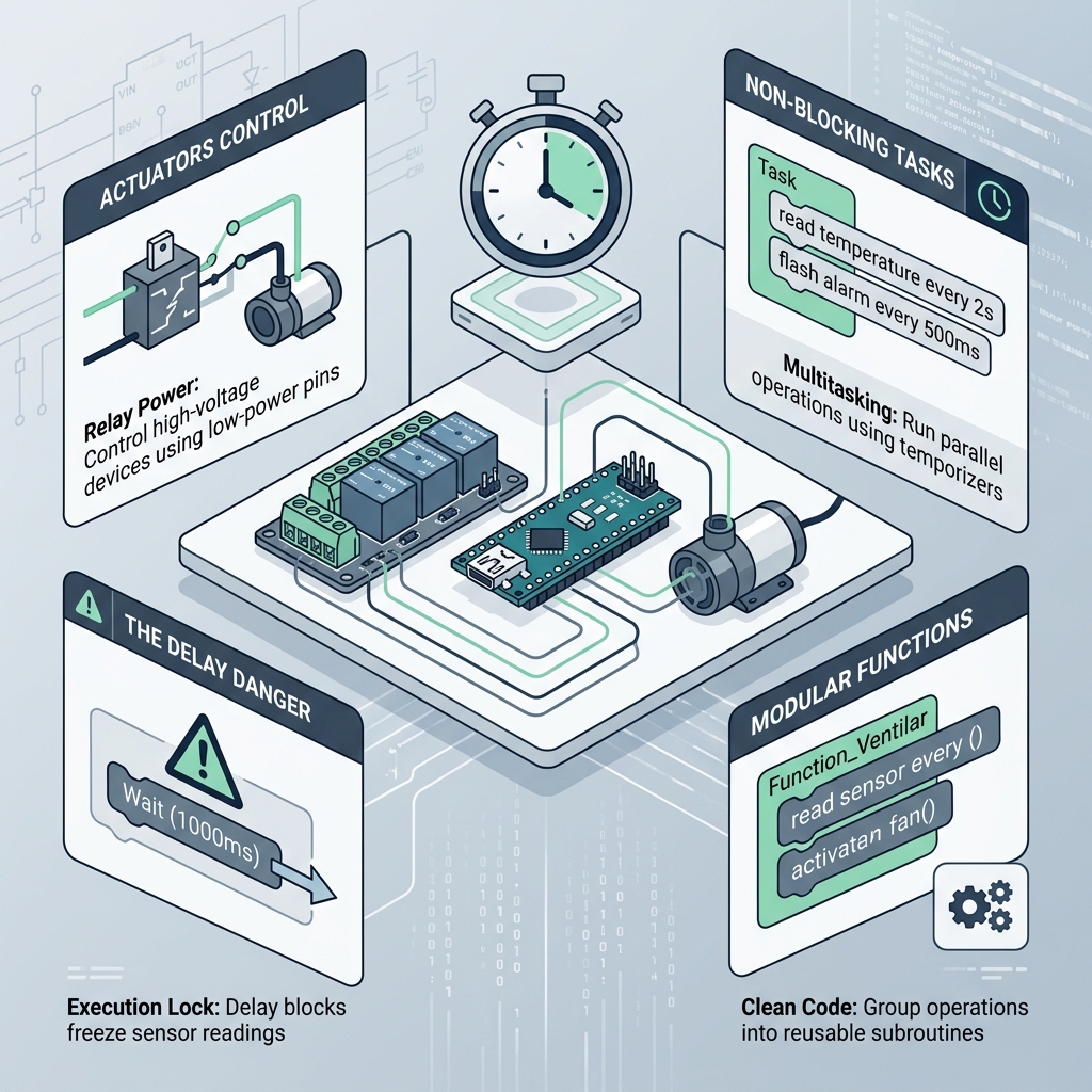 ArduinoBlocks Actuators & Timing
