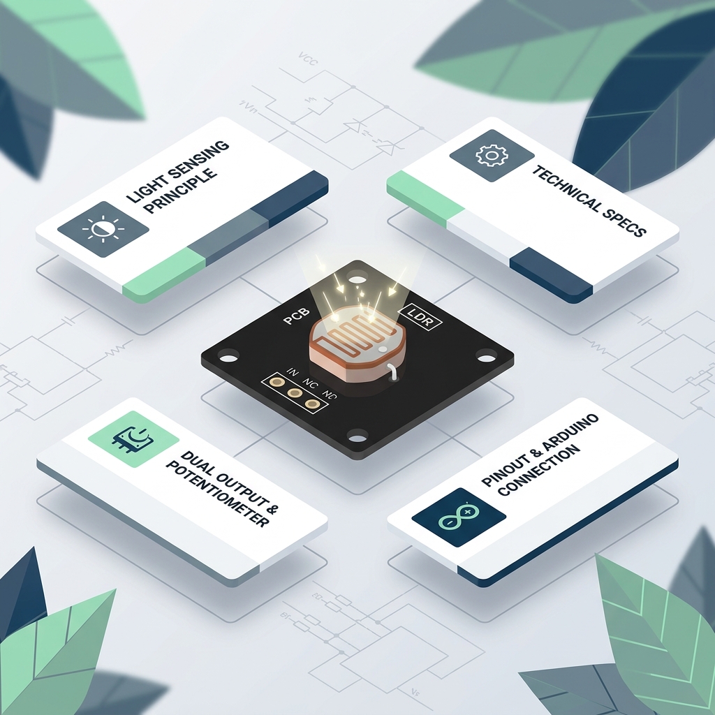 LDR Light Sensor Render