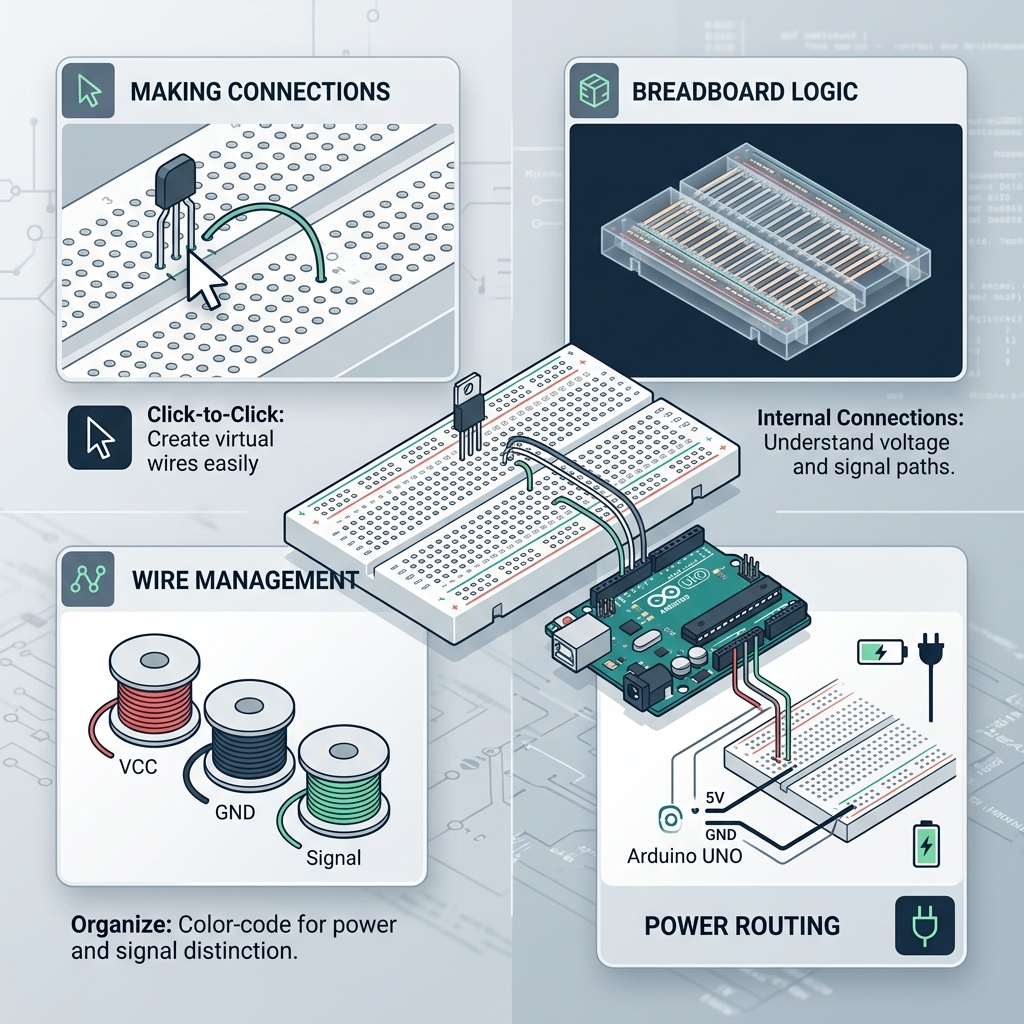 Tinkercad Wiring & Breadboarding
